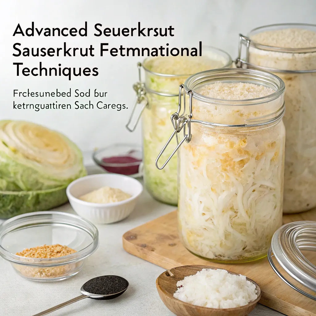 Advanced sauerkraut fermentation techniques